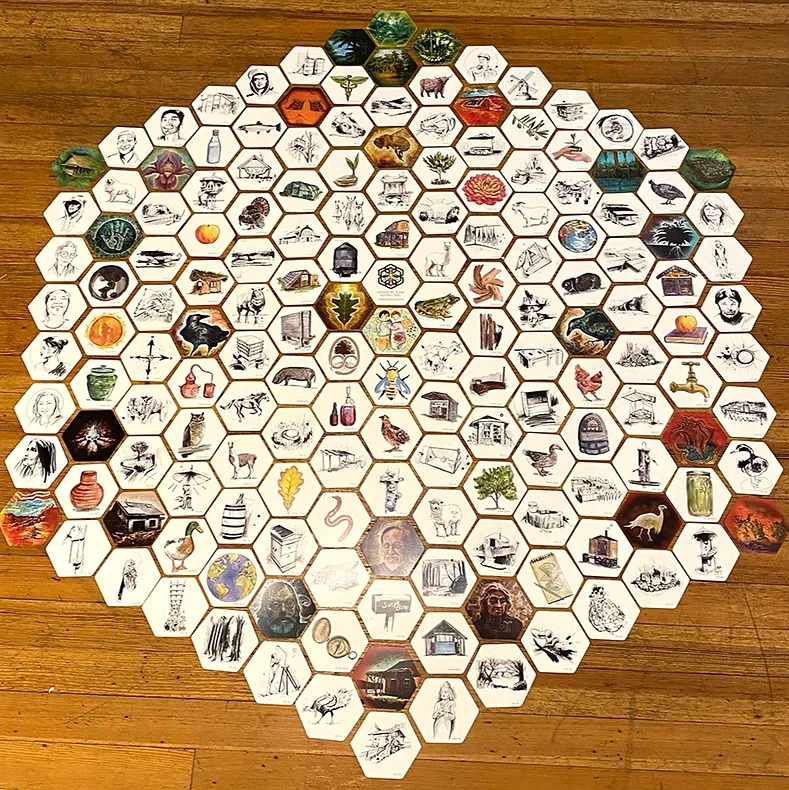 Elements game - the cards